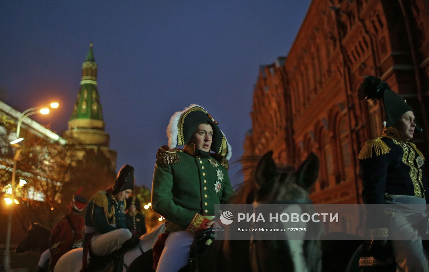 Репетиция марша в честь годовщины парада 1941 года