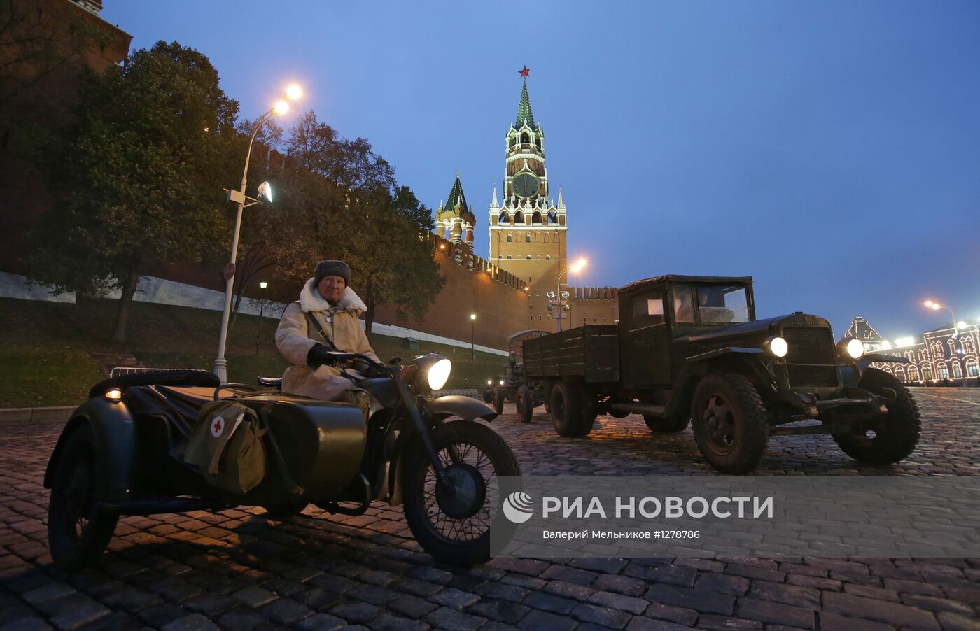 Репетиция марша в честь годовщины парада 1941 года