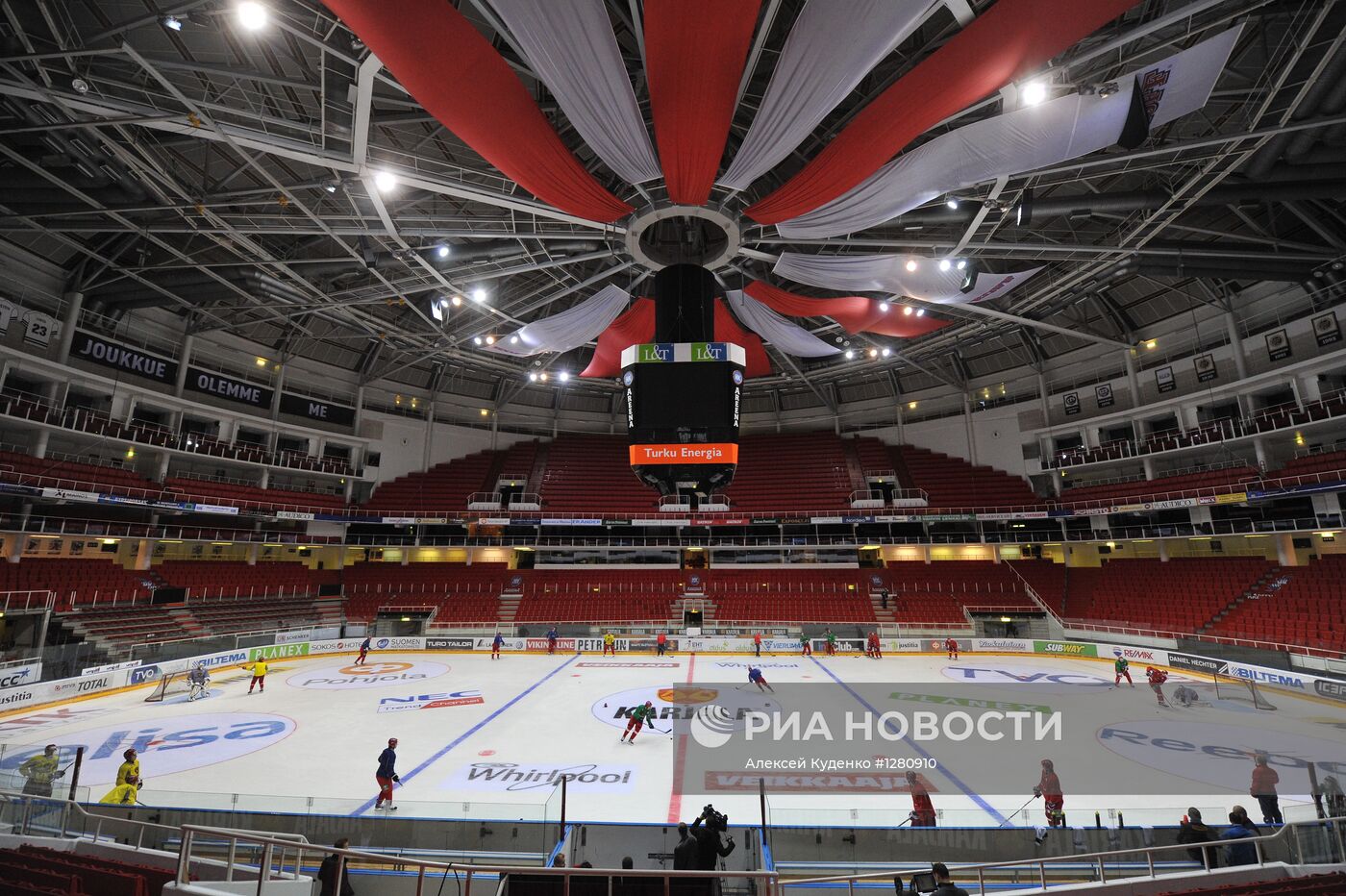 Хоккей. Кубок Карьяла. Тренировка сборной России