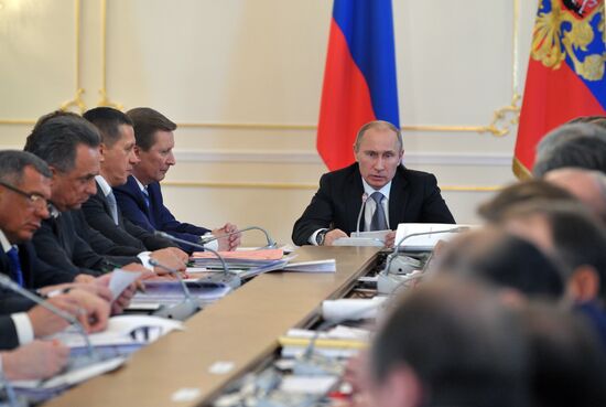 В.Путин провел заседание Совета при президенте РФ по спорту