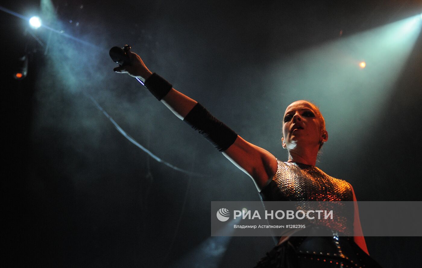Концерт рок-группы Garbage в Москве