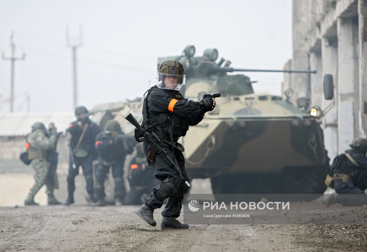 Тактико-специальные учения в Грозном