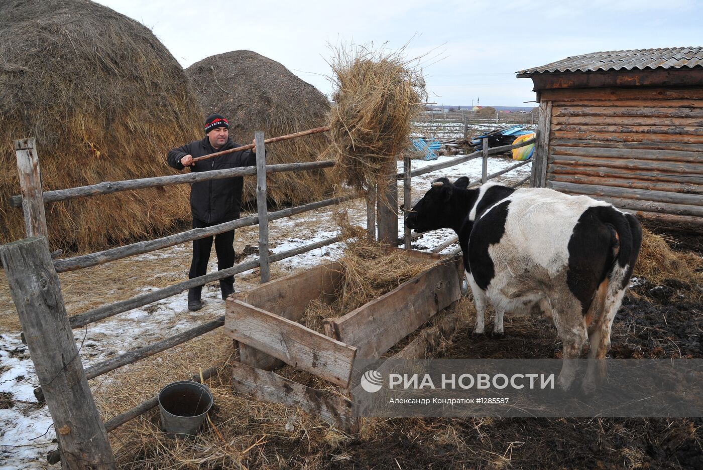 Сельская жизнь в деревне Караболка Челябинской области | РИА Новости  Медиабанк