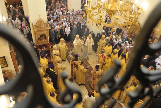 Патриарх Кирилл освятил Горненский женский монастырь