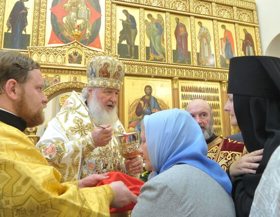 Патриарх Кирилл освятил Горненский женский монастырь