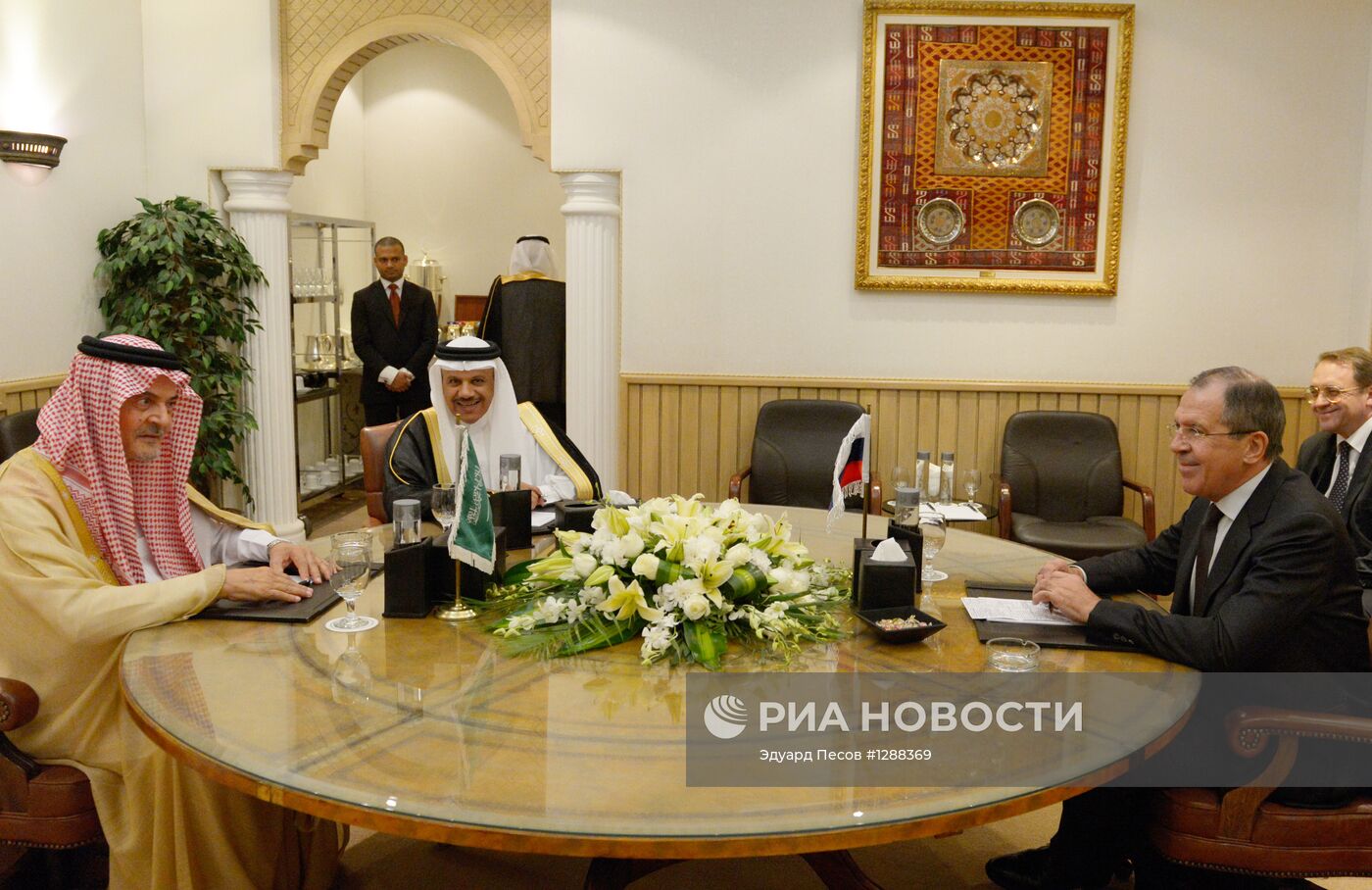 Встреча Сергея Лаврова с Саудом аль Фейсалом