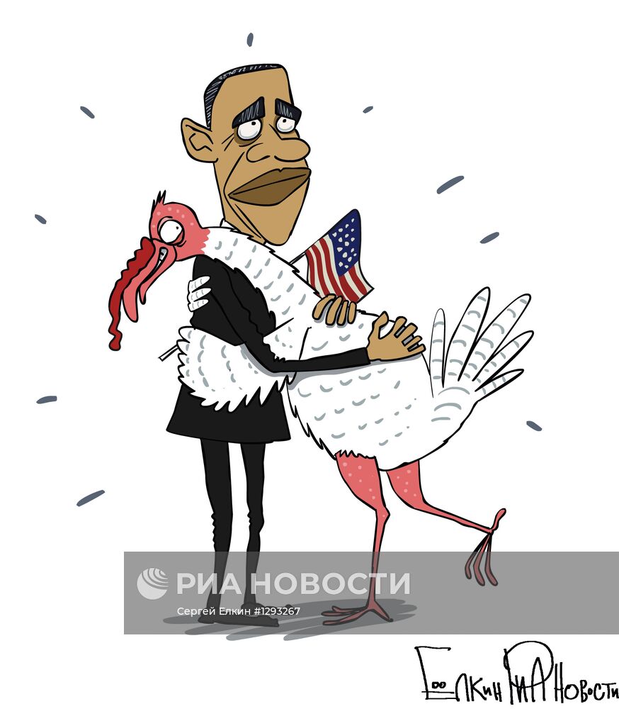 Обама помилует индеек в Белом доме в честь Дня благодарения
