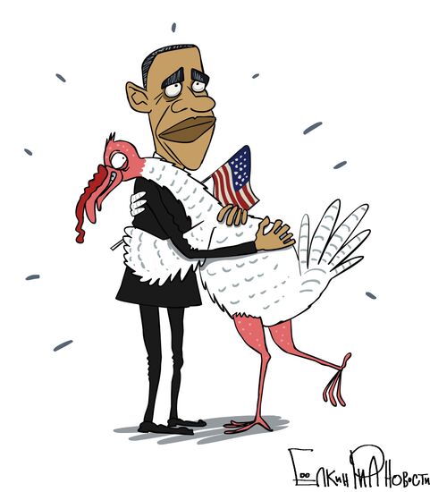 Обама помилует индеек в Белом доме в честь Дня благодарения