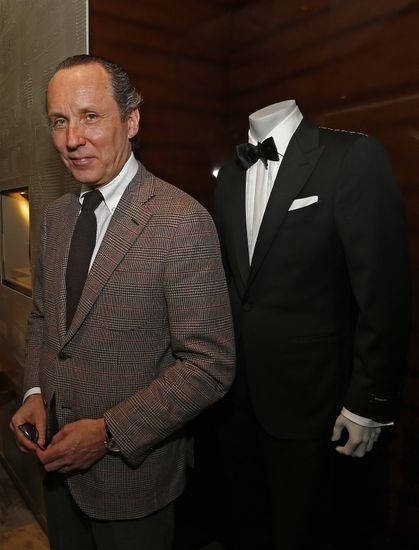 Коктейль в бутике Ermenegildo Zegna