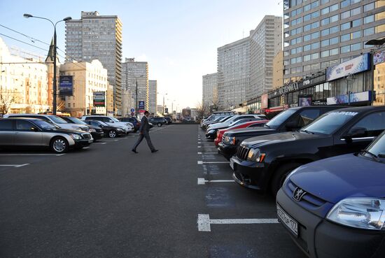 Открытие комплекса парковок на Новом Арбате