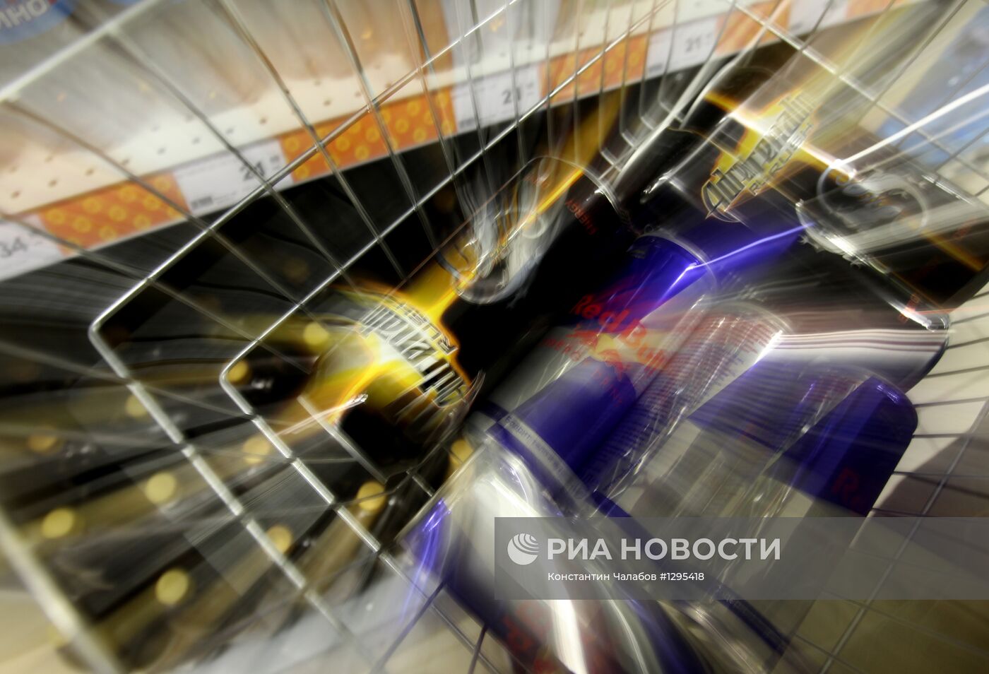 Продажа энергетических напитков в России