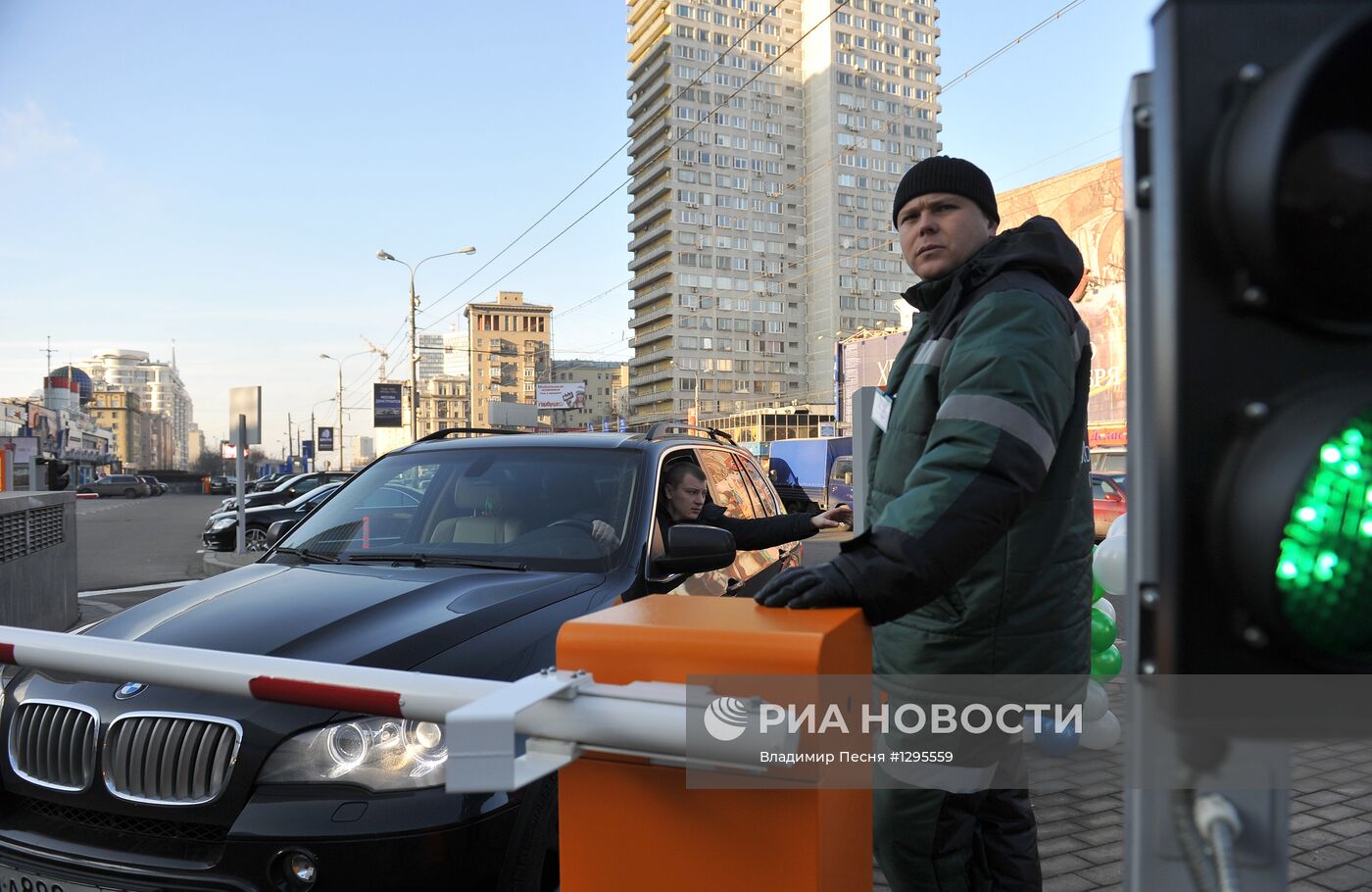 Открытие комплекса парковок на Новом Арбате