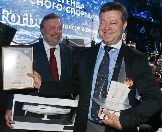 Церемония награждения национальной премией "Яхтсмен года"