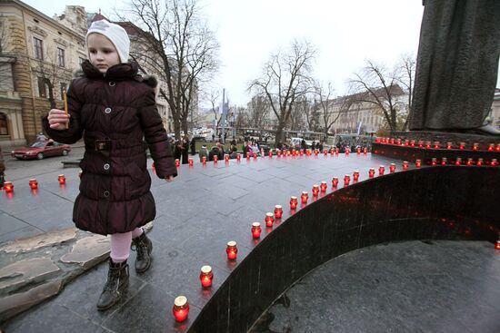 День памяти жертв Голодомора во Львове
