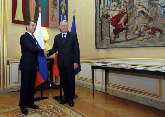 Рабочий визит Д.Медведева во Францию