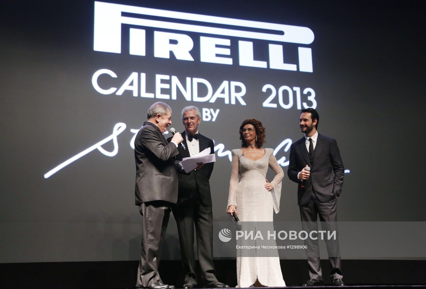 Презентация календаря Pirelli в Бразилии