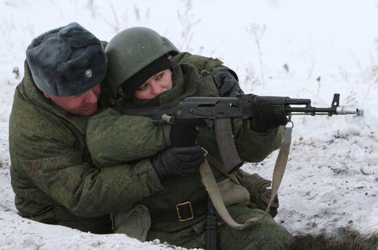 Учения воздушно-десантных войск в Омской области
