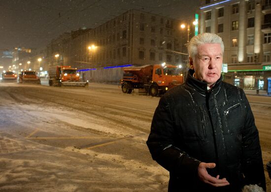С.Собянин прокомментировал ухудшение погодных условий в Москве