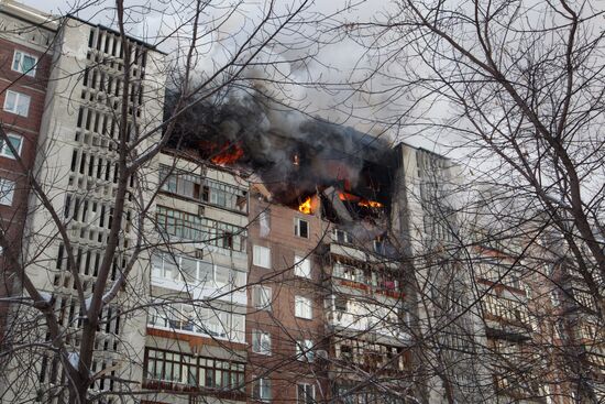 Взрыв бытового газа в жилом доме в Томске