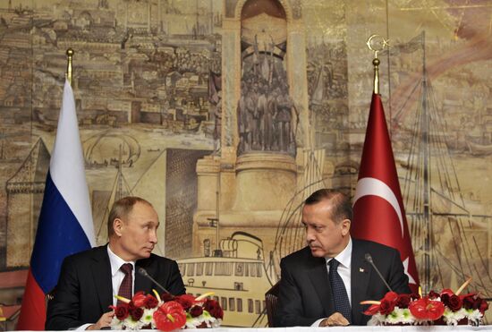 Рабочий визит президента РФ Владимира Путина в Турцию