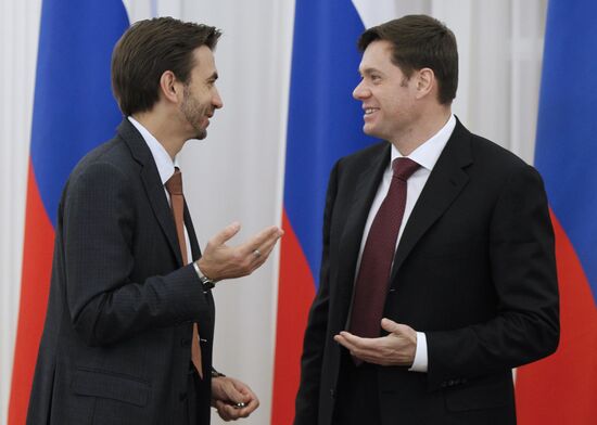 Премьер-министр РФ Д.Медведев провел встречу с членами РСПП