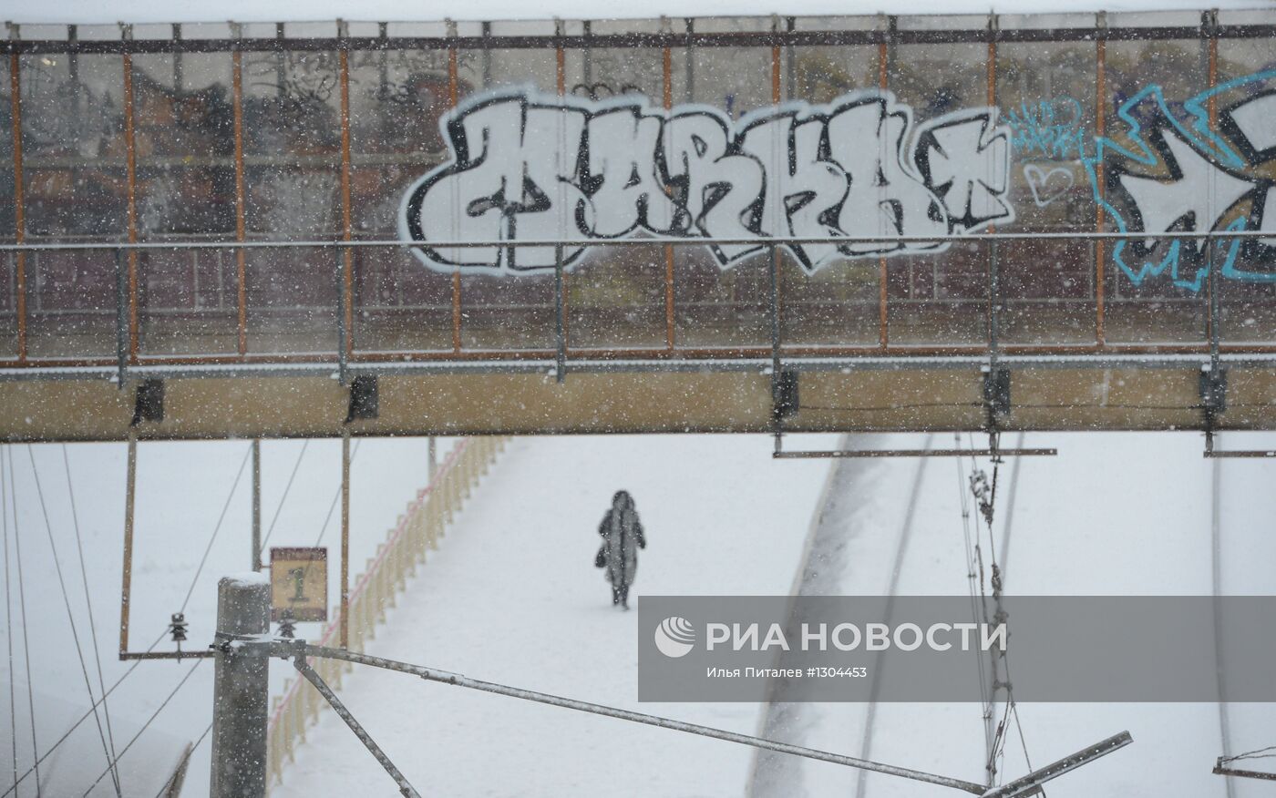Последствия снегопада в Москве