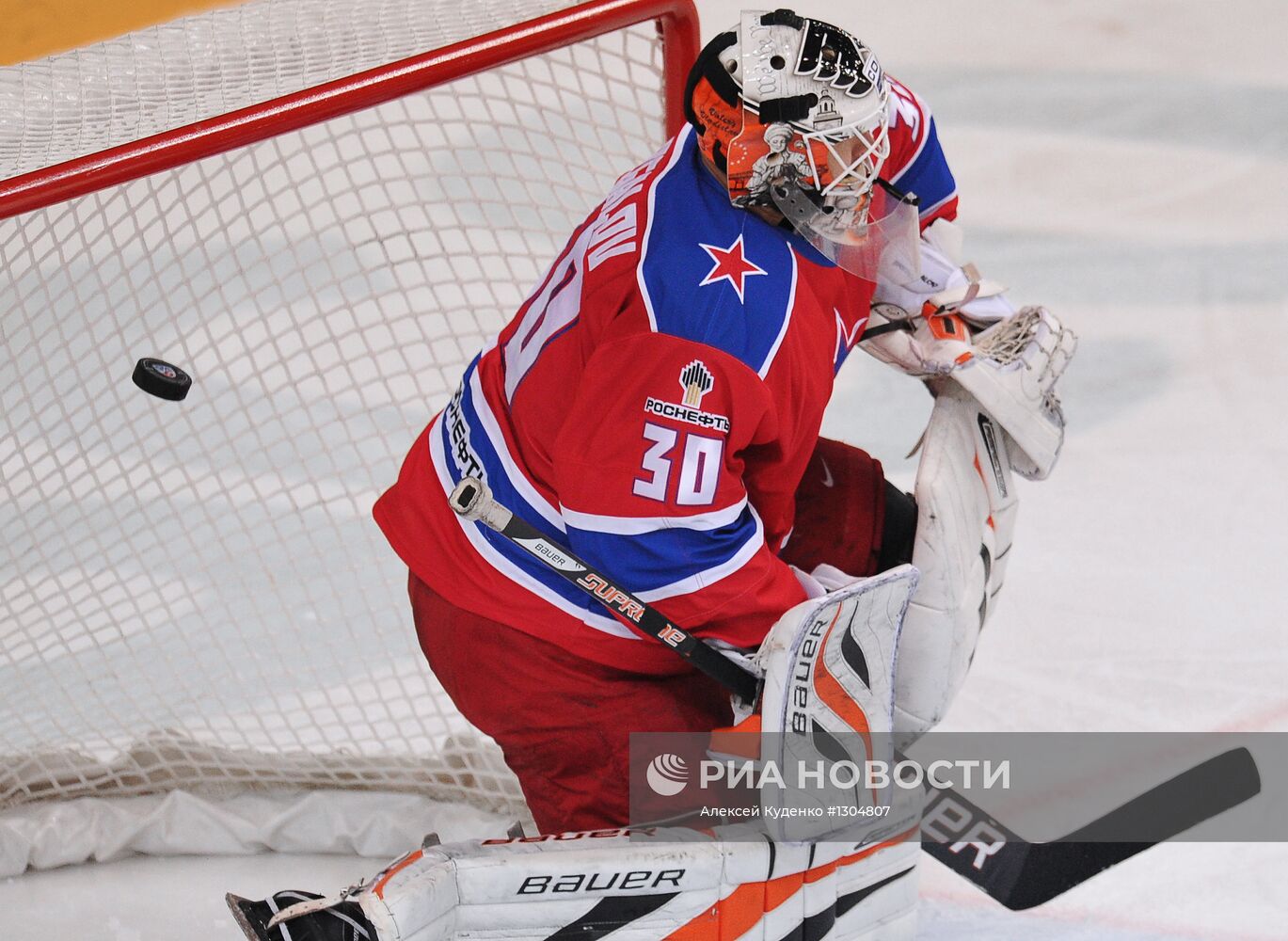 Хоккей. КХЛ. Матч ЦСКА - "Слован"