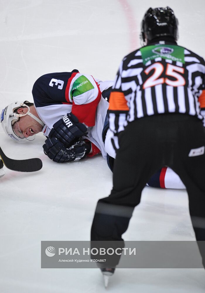 Хоккей. КХЛ. Матч ЦСКА - "Слован"