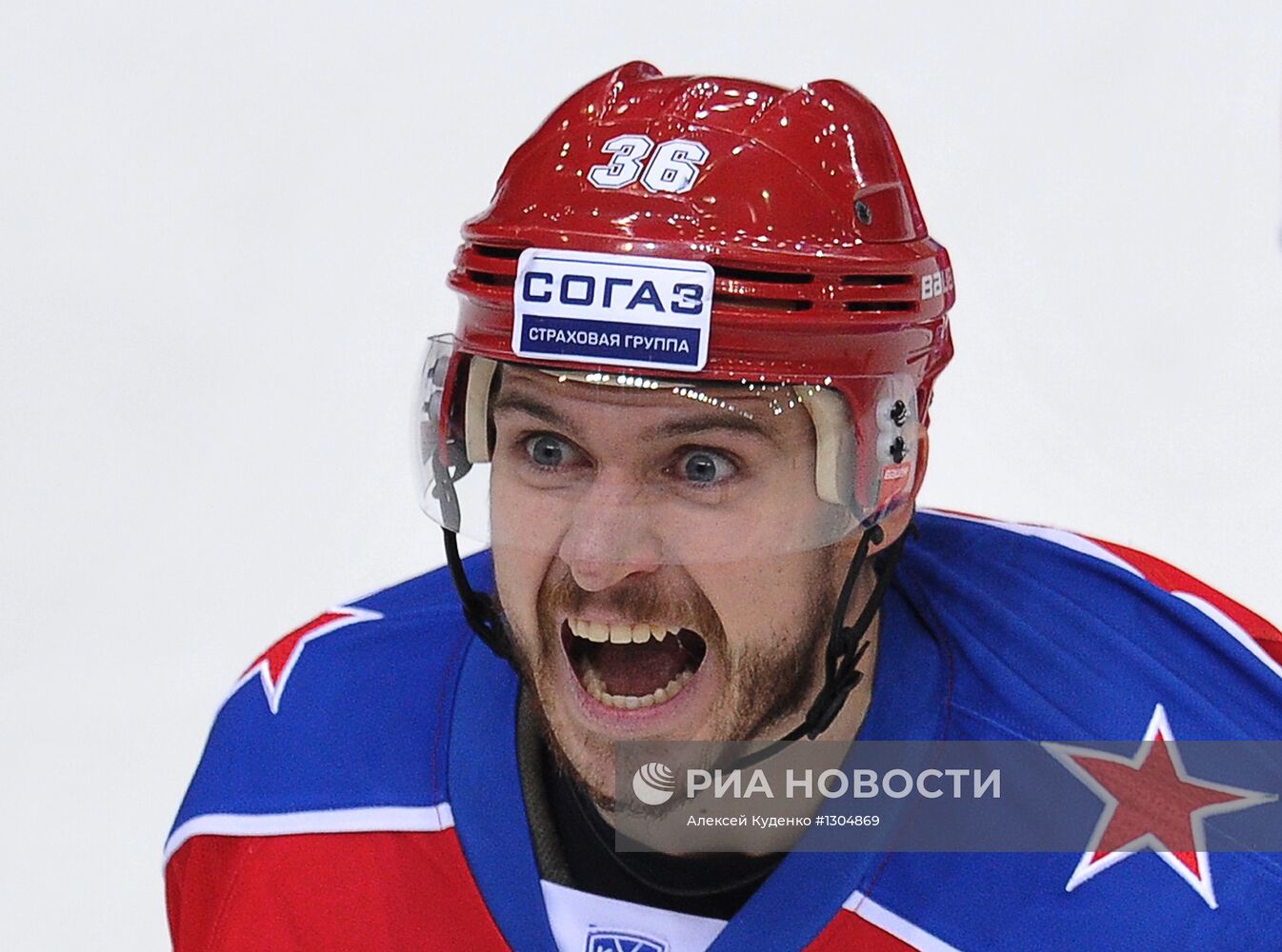 Хоккей. КХЛ. Матч ЦСКА - "Слован"