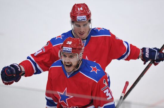 Хоккей. КХЛ. Матч ЦСКА - "Слован"