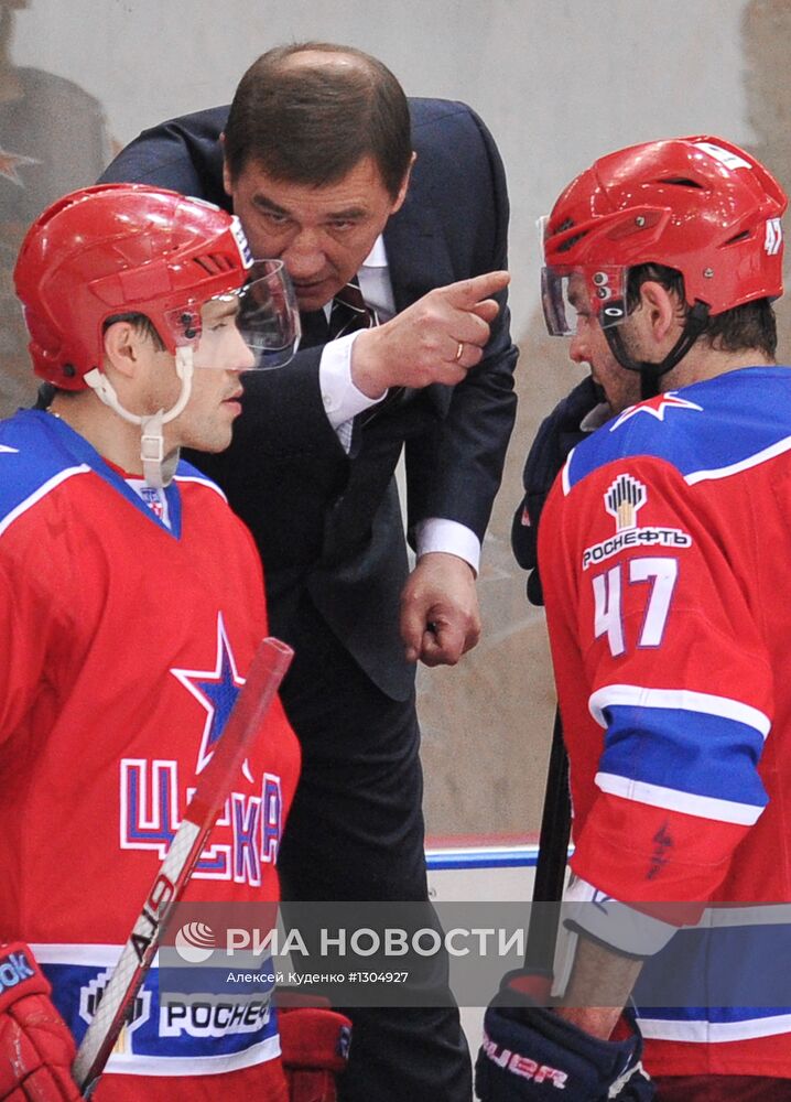 Хоккей. КХЛ. Матч ЦСКА - "Слован"