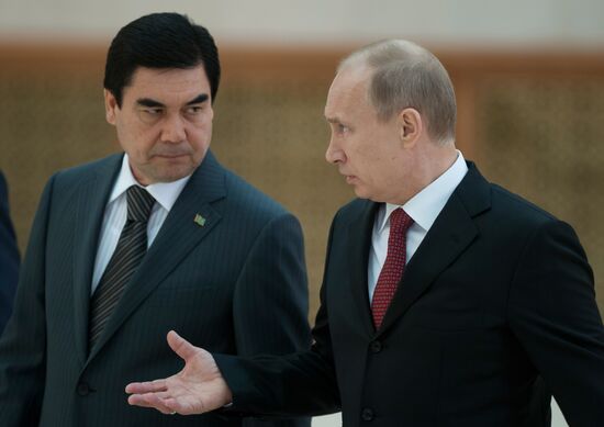 Рабочий визит президента РФ Владимира Путина в Туркменистан