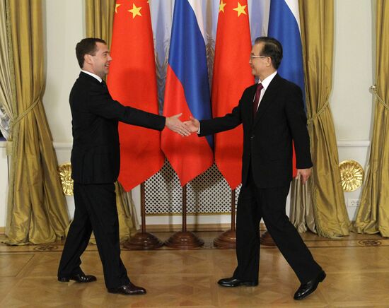 Встреча Дмитрия Медведева и Вэнь Цзябао