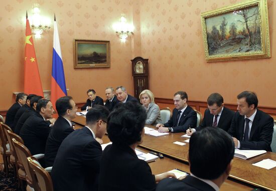Встреча Дмитрия Медведева и Вэнь Цзябао