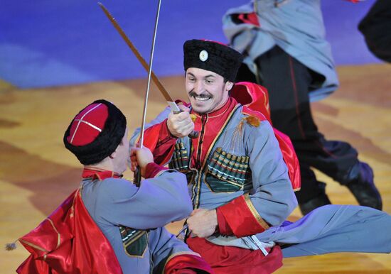 Фигурное катание. Финал Гран-при. Репетиция церемония открытия