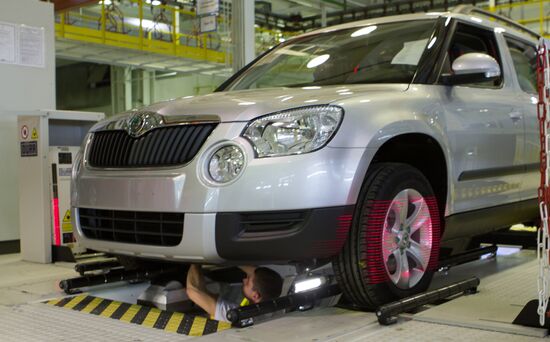 Сборка автомобилей Skoda Yeti на Горьковском автозаводе