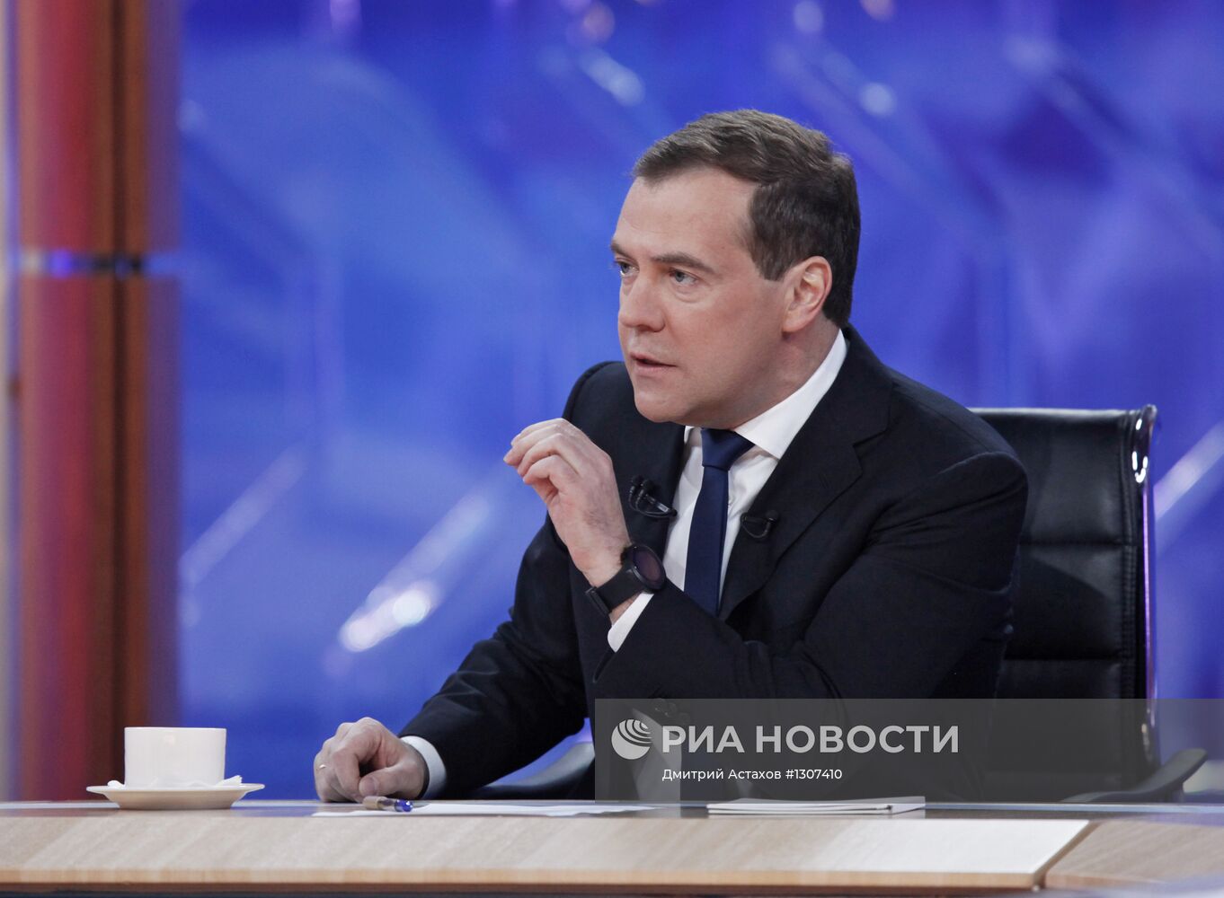 Д.Медведев на встрече с журналистами федеральных телеканалов