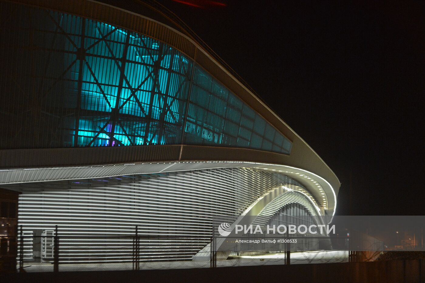 Строительство Олимпийских объектов в Имеретинской долине в Сочи