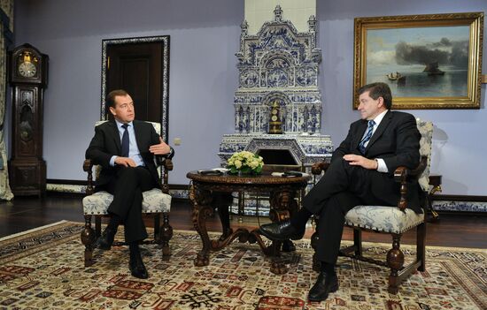 Встреча Д.Медведева с Г.Райдером