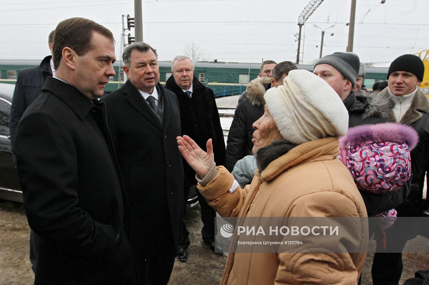 Д.Медведев с рабочей поездкой в Центральном ФО в г.Калуге