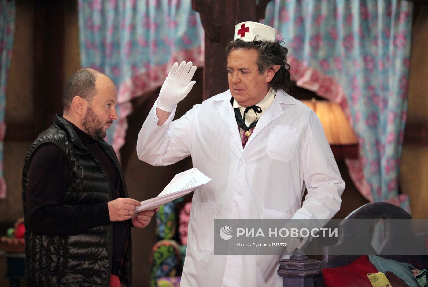Съемка новогоднего телевизионного мюзикла "Красная Шапочка"