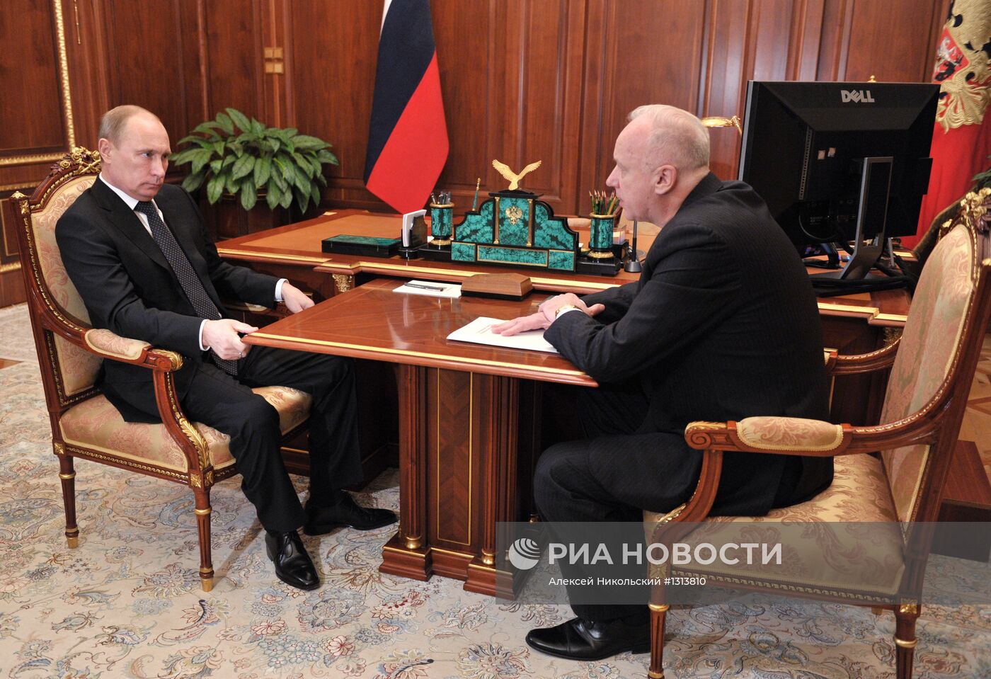 Встреча Владимира Путина с Александром Бастрыкиным в Кремле
