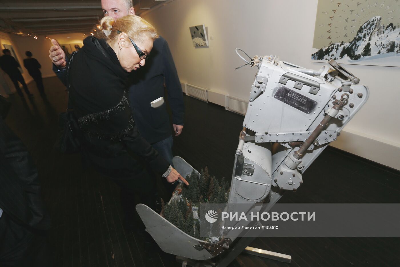 Открытие выставки Александры Вертинской "Переменная облачность"