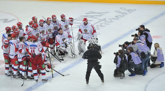 Хоккей. Кубок Первого Канала. Матч Россия - Финляндия