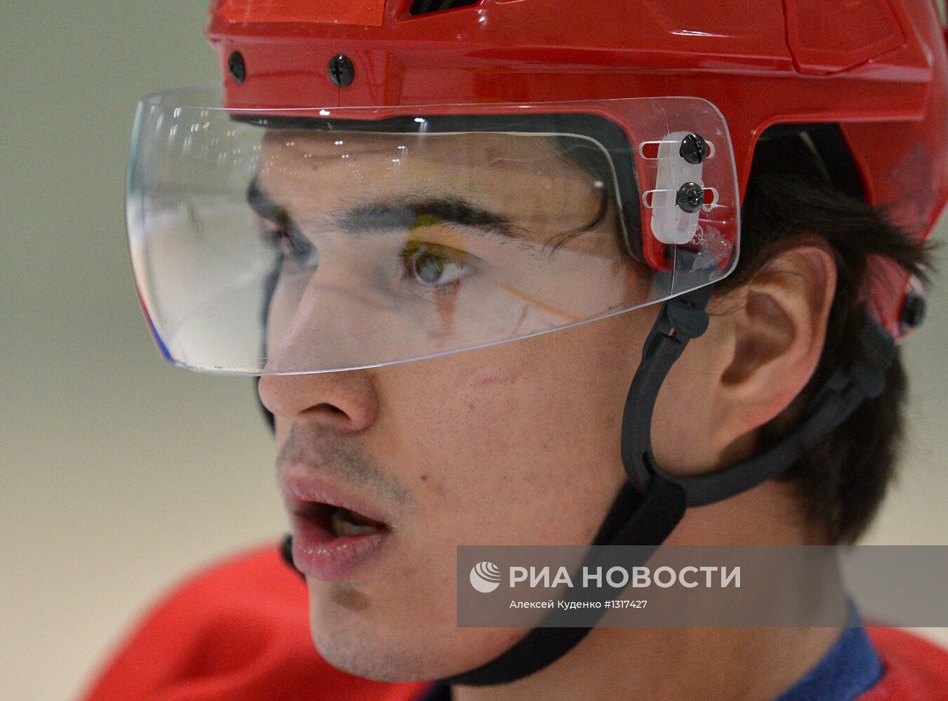 Хоккей. Тренировка молодежной сборной России