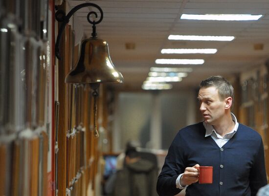 Выступление А. Навального в прямом эфире радиостанции "Эхо Москв
