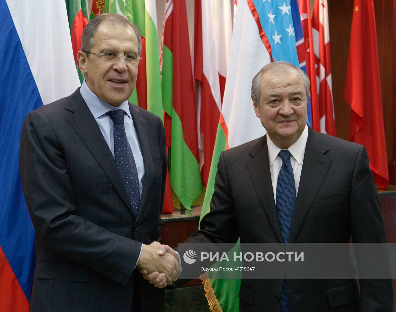 Переговоры С.Лаврова и А.Камилова в Ташкенте