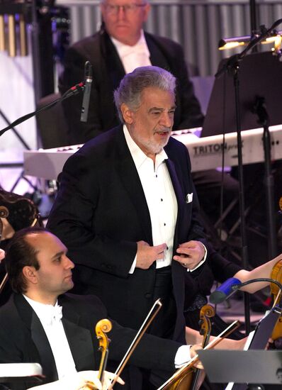 Благотворительный концерт Пласидо Доминго и Хосе Каррераса
