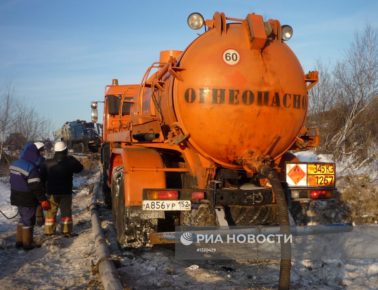 Авария на нефтепроводе во Владимирской области