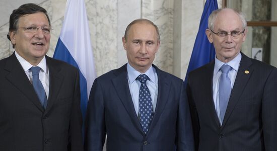 В.Путин прибыл в Брюссель для участия в саммите Россия-ЕС